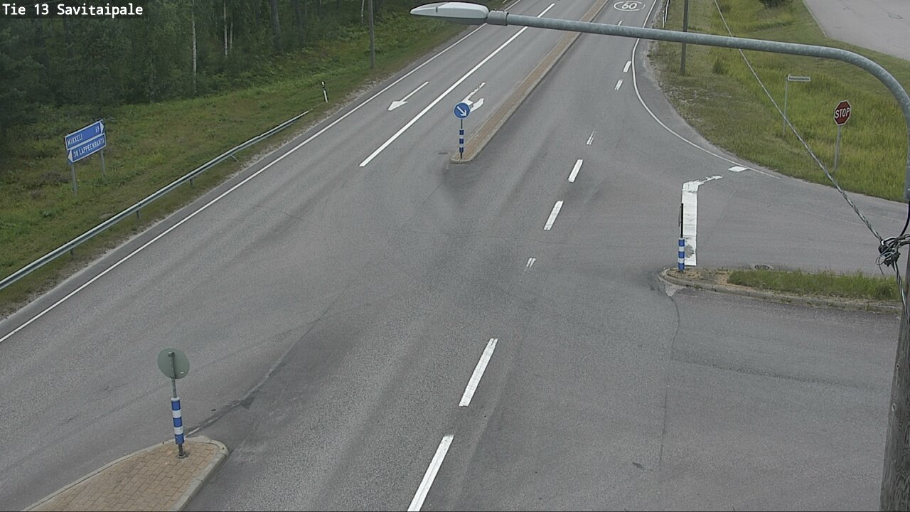 Weather Camera Image Väg 13 Savitaipale, Savitaipale, Etelä-Karjala