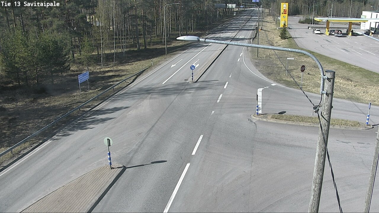 Weather Camera Image Väg 13 Savitaipale, Savitaipale, Etelä-Karjala