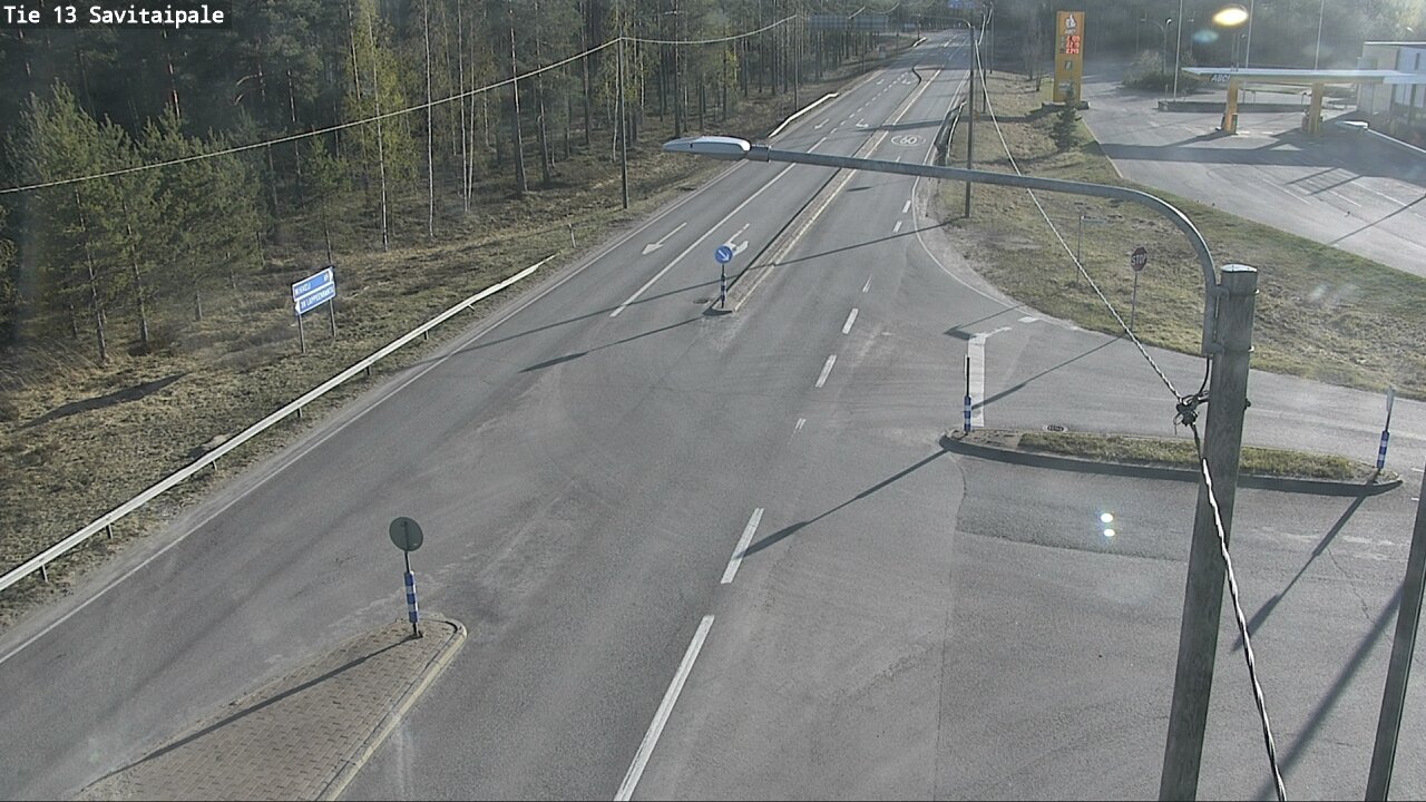 Weather Camera Image Väg 13 Savitaipale, Savitaipale, Etelä-Karjala