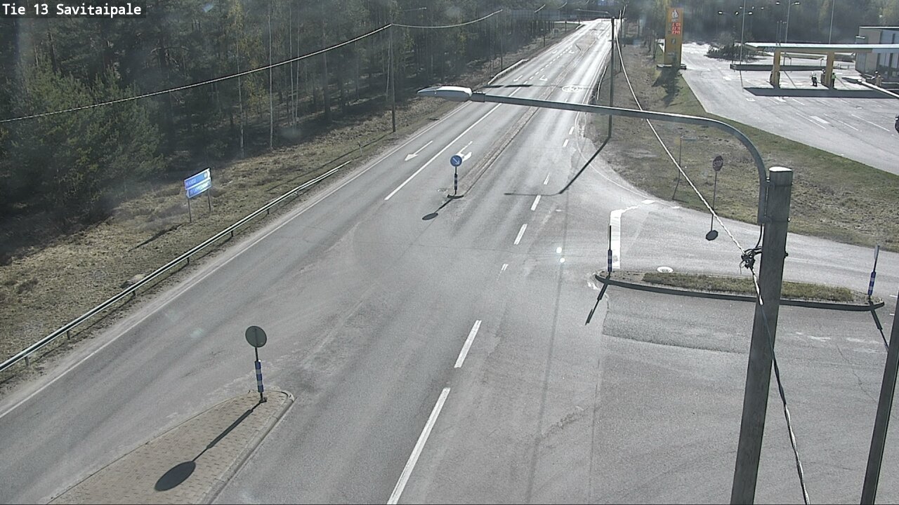 Weather Camera Image Väg 13 Savitaipale, Savitaipale, Etelä-Karjala