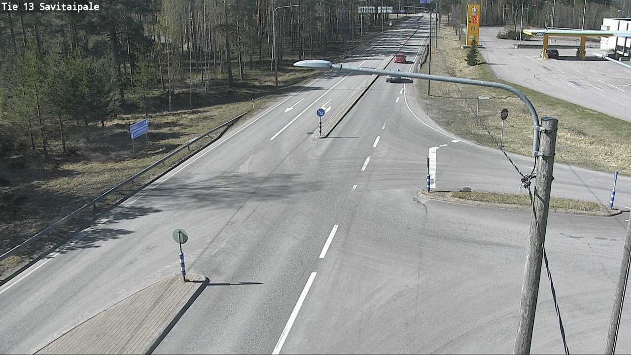 Weather Camera Image Väg 13 Savitaipale, Savitaipale, Etelä-Karjala