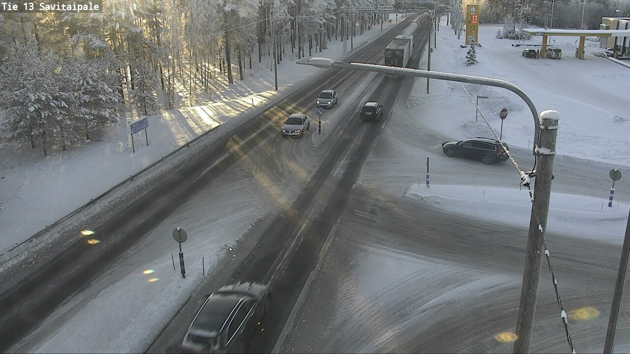Weather Camera Image Väg 13 Savitaipale, Savitaipale, Etelä-Karjala