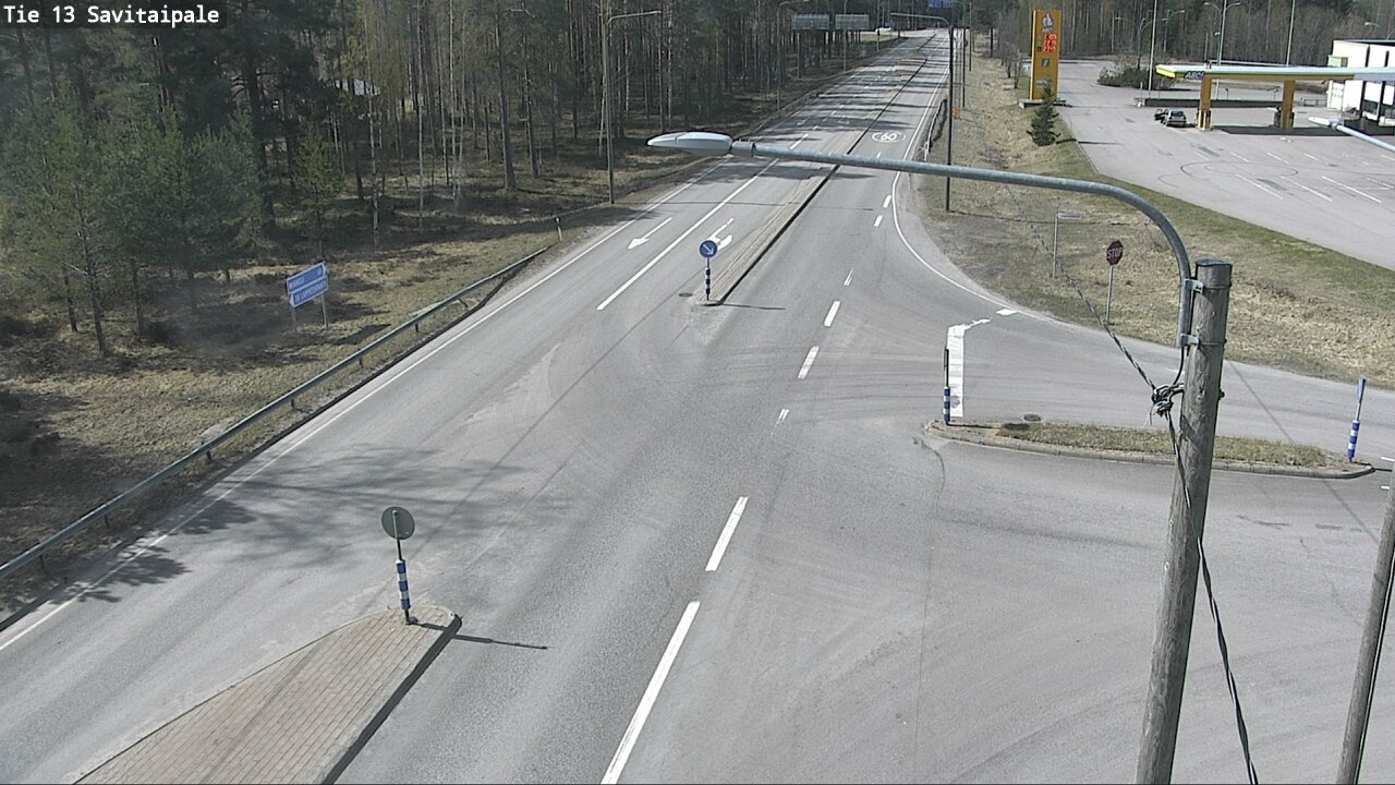 Weather Camera Image Väg 13 Savitaipale, Savitaipale, Etelä-Karjala