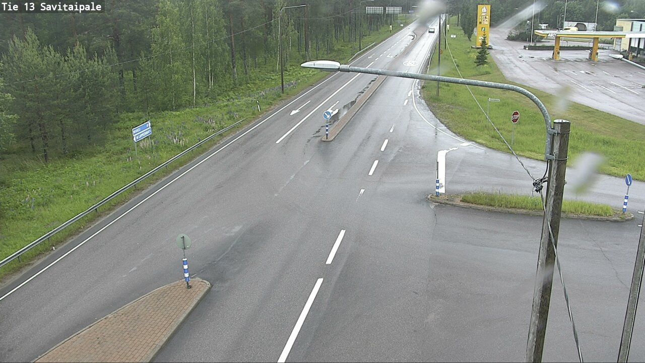Weather Camera Image Väg 13 Savitaipale, Savitaipale, Etelä-Karjala