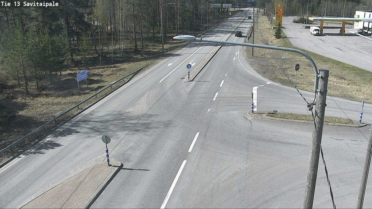 Weather Camera Image Väg 13 Savitaipale, Savitaipale, Etelä-Karjala