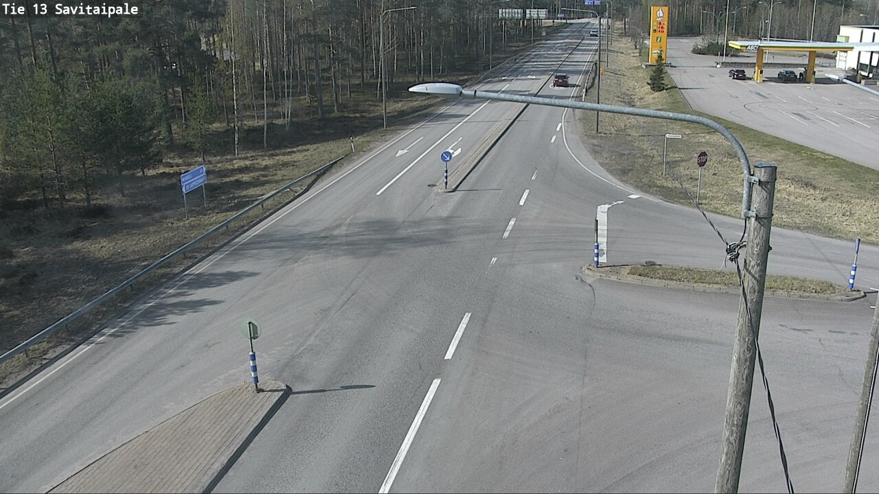 Weather Camera Image Väg 13 Savitaipale, Savitaipale, Etelä-Karjala