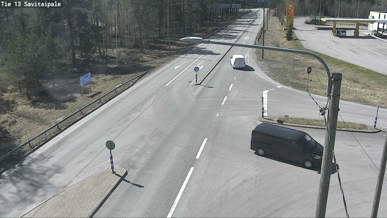 Weather Camera Image Väg 13 Savitaipale, Savitaipale, Etelä-Karjala