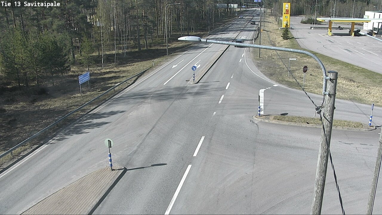 Weather Camera Image Väg 13 Savitaipale, Savitaipale, Etelä-Karjala
