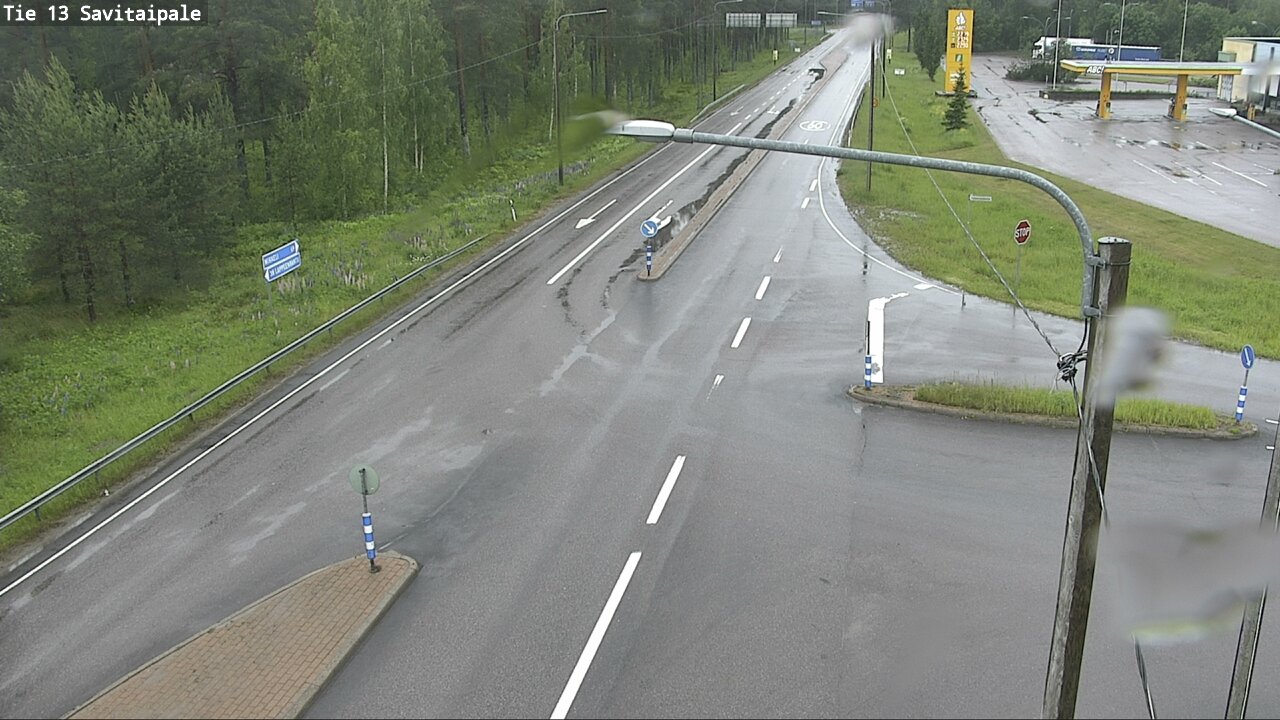 Weather Camera Image Väg 13 Savitaipale, Savitaipale, Etelä-Karjala