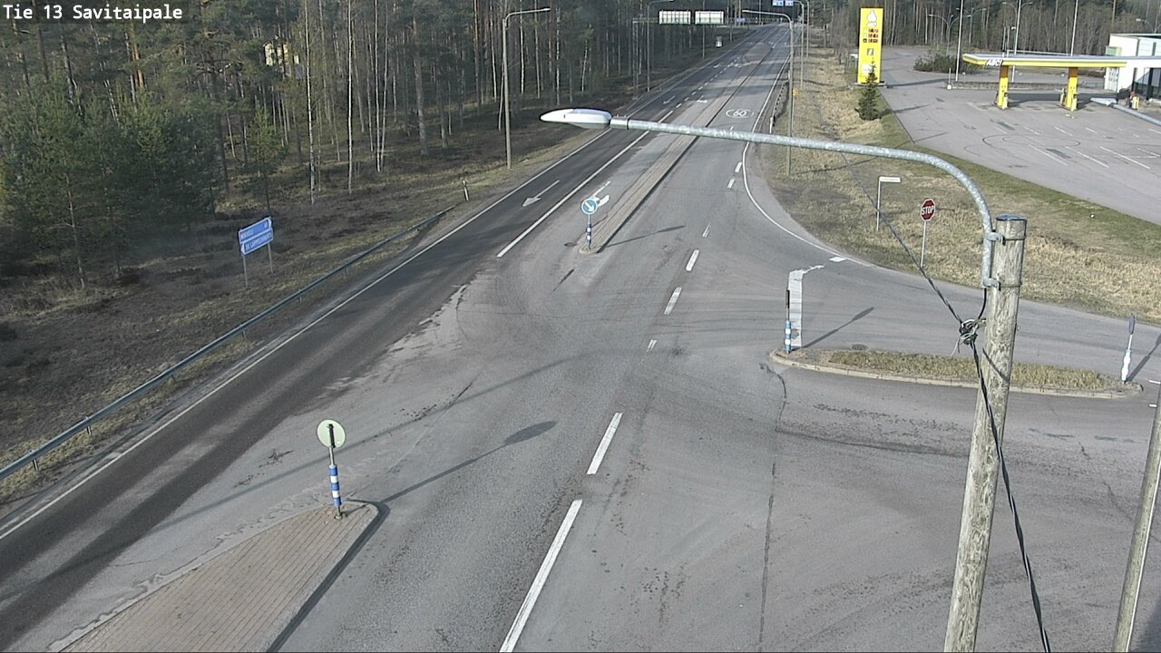 Weather Camera Image Väg 13 Savitaipale, Savitaipale, Etelä-Karjala