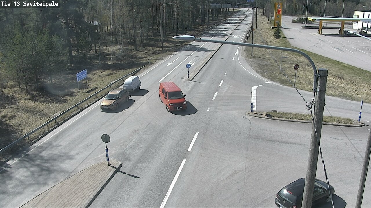 Weather Camera Image Väg 13 Savitaipale, Savitaipale, Etelä-Karjala