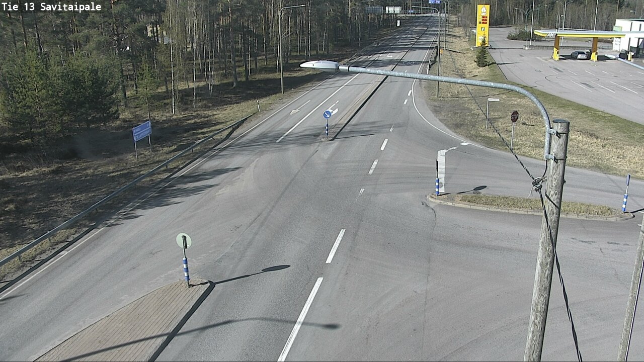Weather Camera Image Väg 13 Savitaipale, Savitaipale, Etelä-Karjala