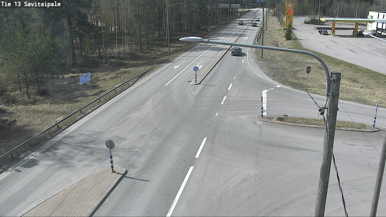 Weather Camera Image Väg 13 Savitaipale, Savitaipale, Etelä-Karjala