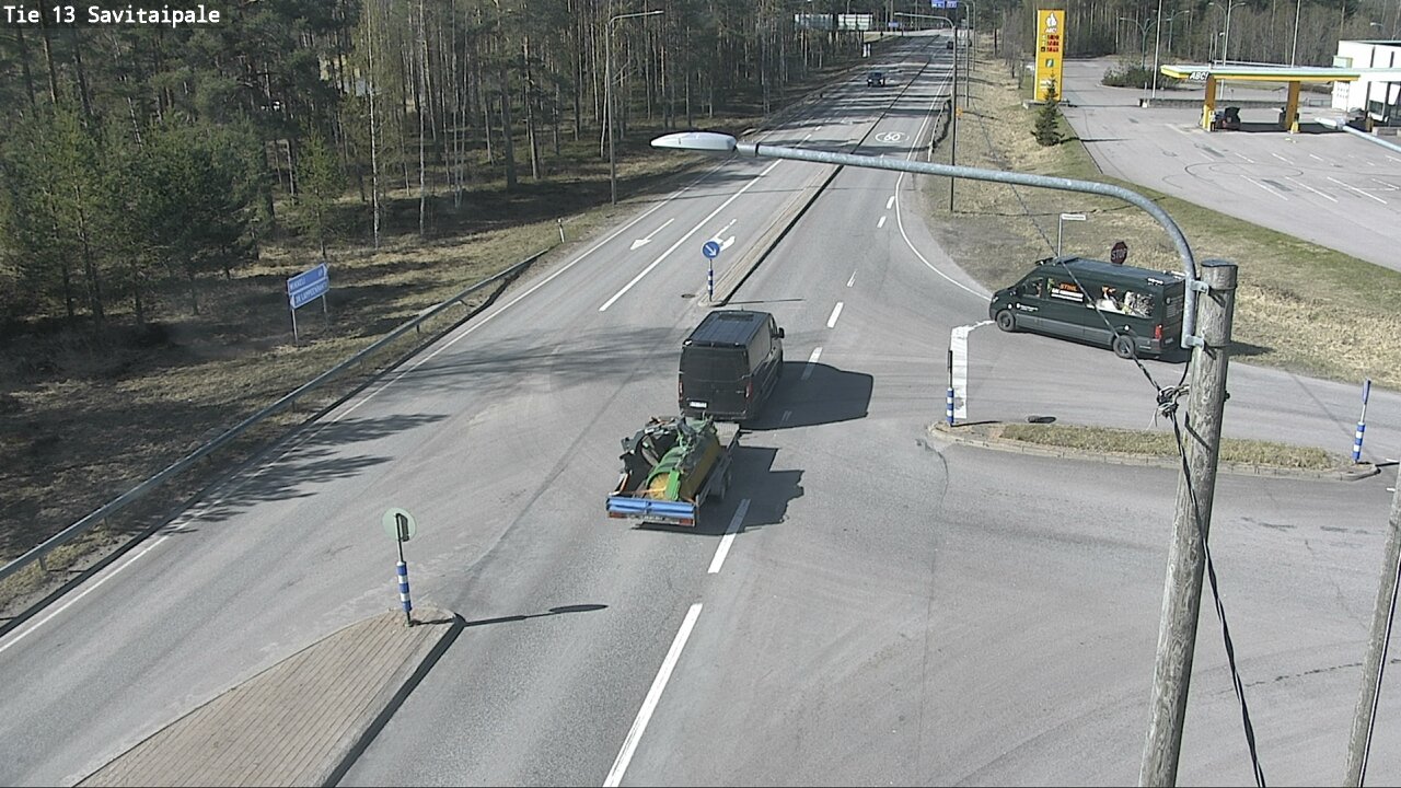 Weather Camera Image Väg 13 Savitaipale, Savitaipale, Etelä-Karjala