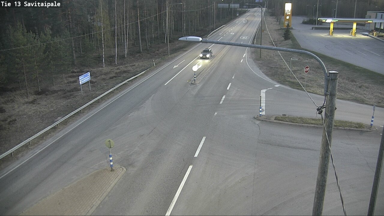 Weather Camera Image Väg 13 Savitaipale, Savitaipale, Etelä-Karjala