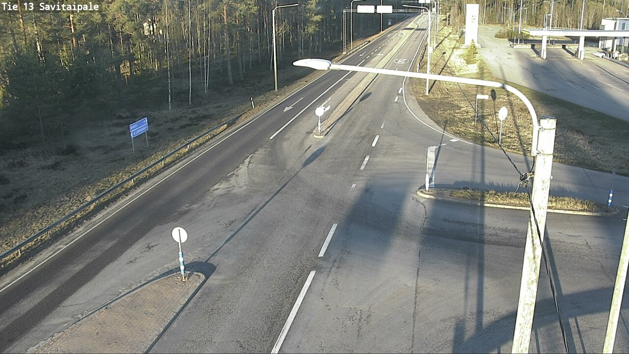 Weather Camera Image Väg 13 Savitaipale, Savitaipale, Etelä-Karjala