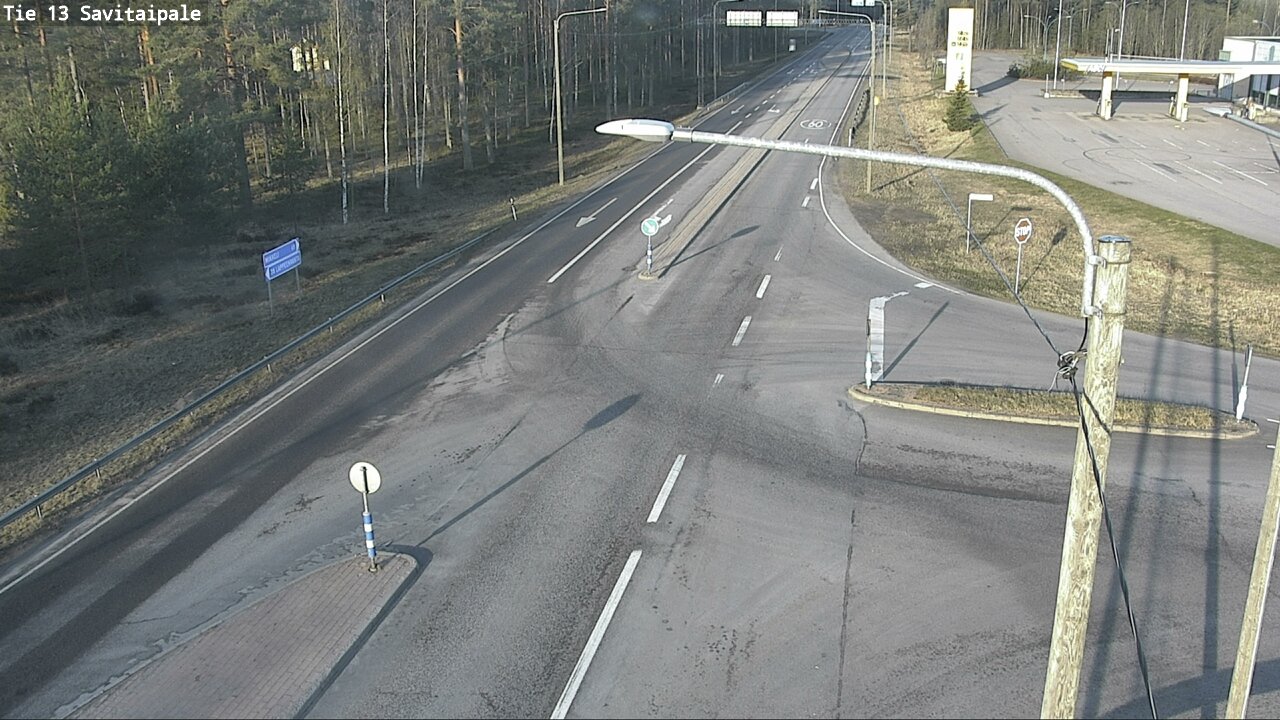 Weather Camera Image Väg 13 Savitaipale, Savitaipale, Etelä-Karjala
