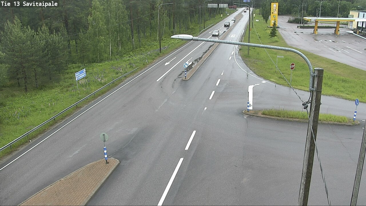 Weather Camera Image Väg 13 Savitaipale, Savitaipale, Etelä-Karjala