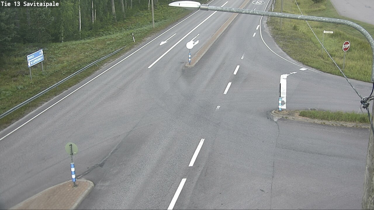 Weather Camera Image Väg 13 Savitaipale, Savitaipale, Etelä-Karjala