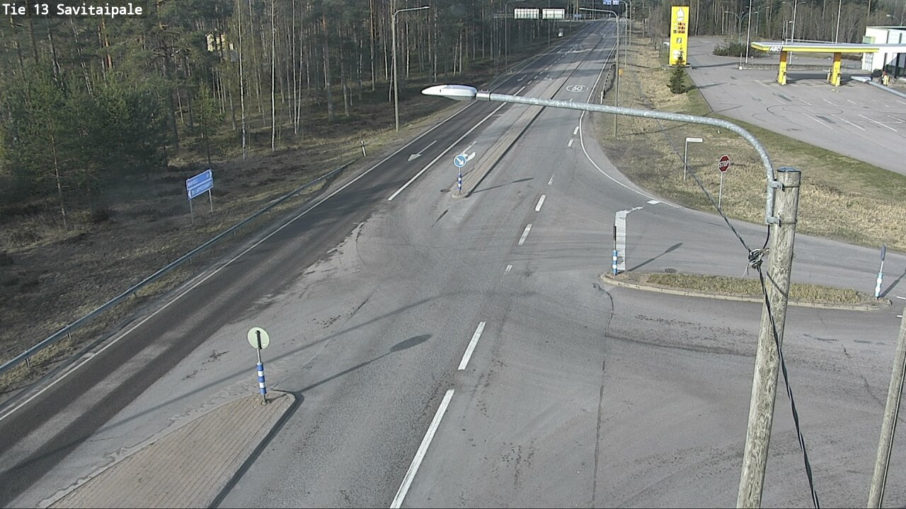 Weather Camera Image Väg 13 Savitaipale, Savitaipale, Etelä-Karjala