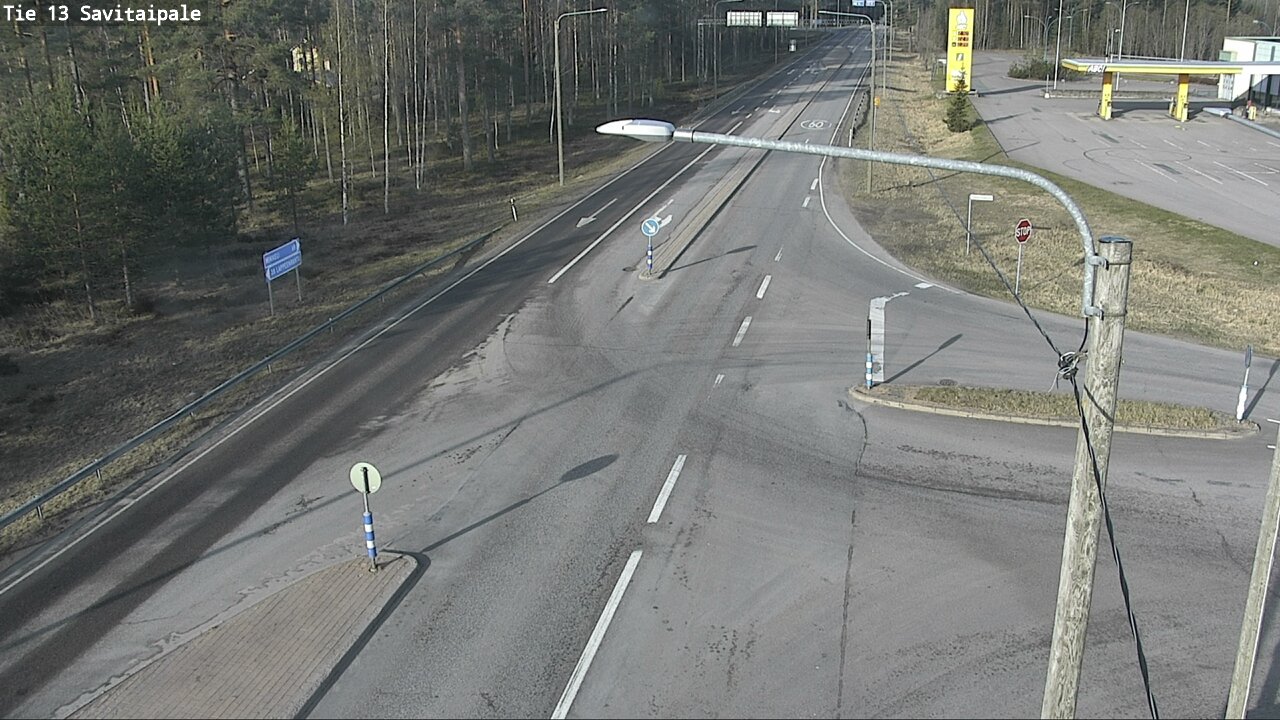 Weather Camera Image Väg 13 Savitaipale, Savitaipale, Etelä-Karjala