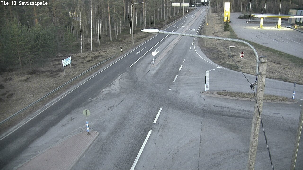 Weather Camera Image Väg 13 Savitaipale, Savitaipale, Etelä-Karjala