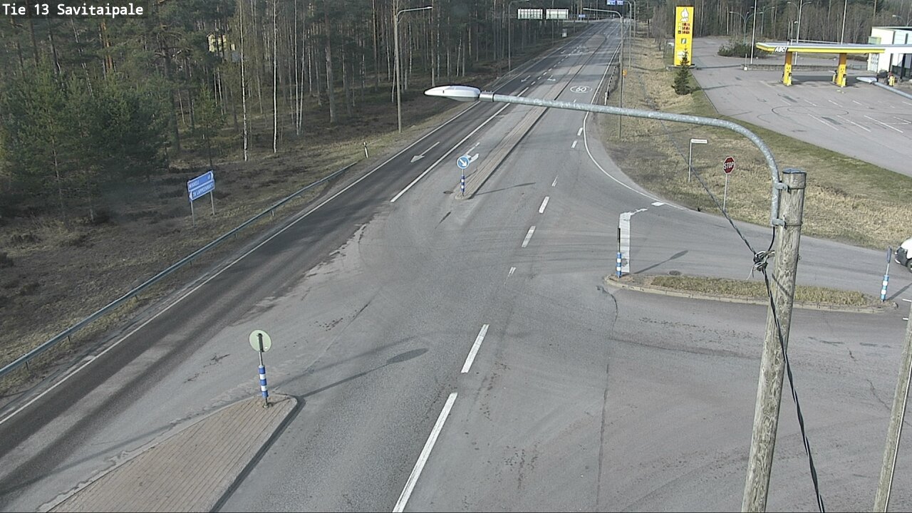 Weather Camera Image Väg 13 Savitaipale, Savitaipale, Etelä-Karjala