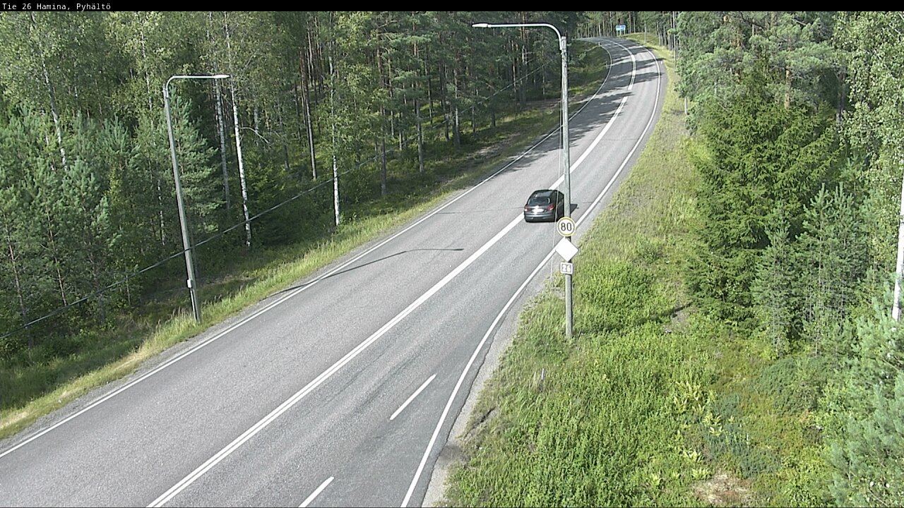 Kelikamerat Kuva Tie 26 Hamina, Pyhältö, Hamina, Kymenlaakso