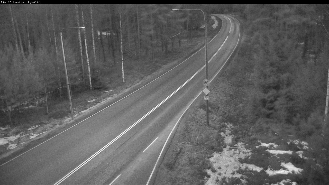 Kelikamerat Kuva Tie 26 Hamina, Pyhältö, Hamina, Kymenlaakso