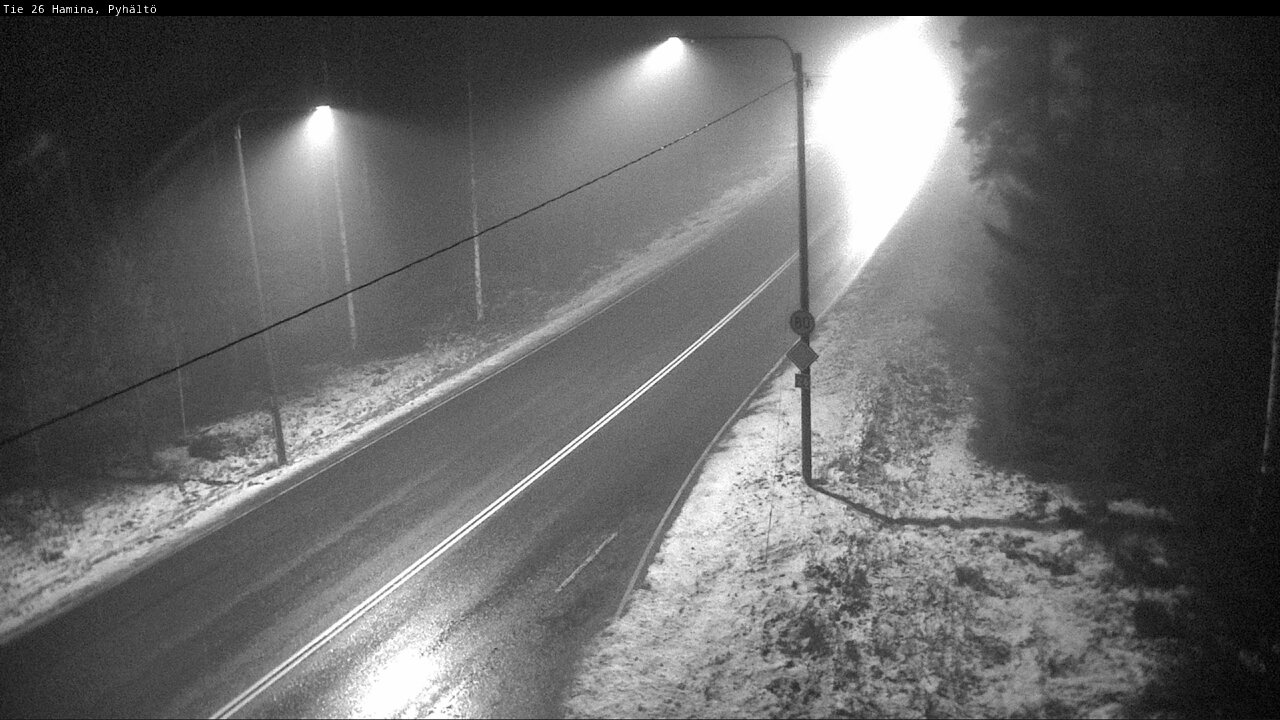 Weather Camera Image Road 26 Hamina, Pyhältö, Hamina, Kymenlaakso