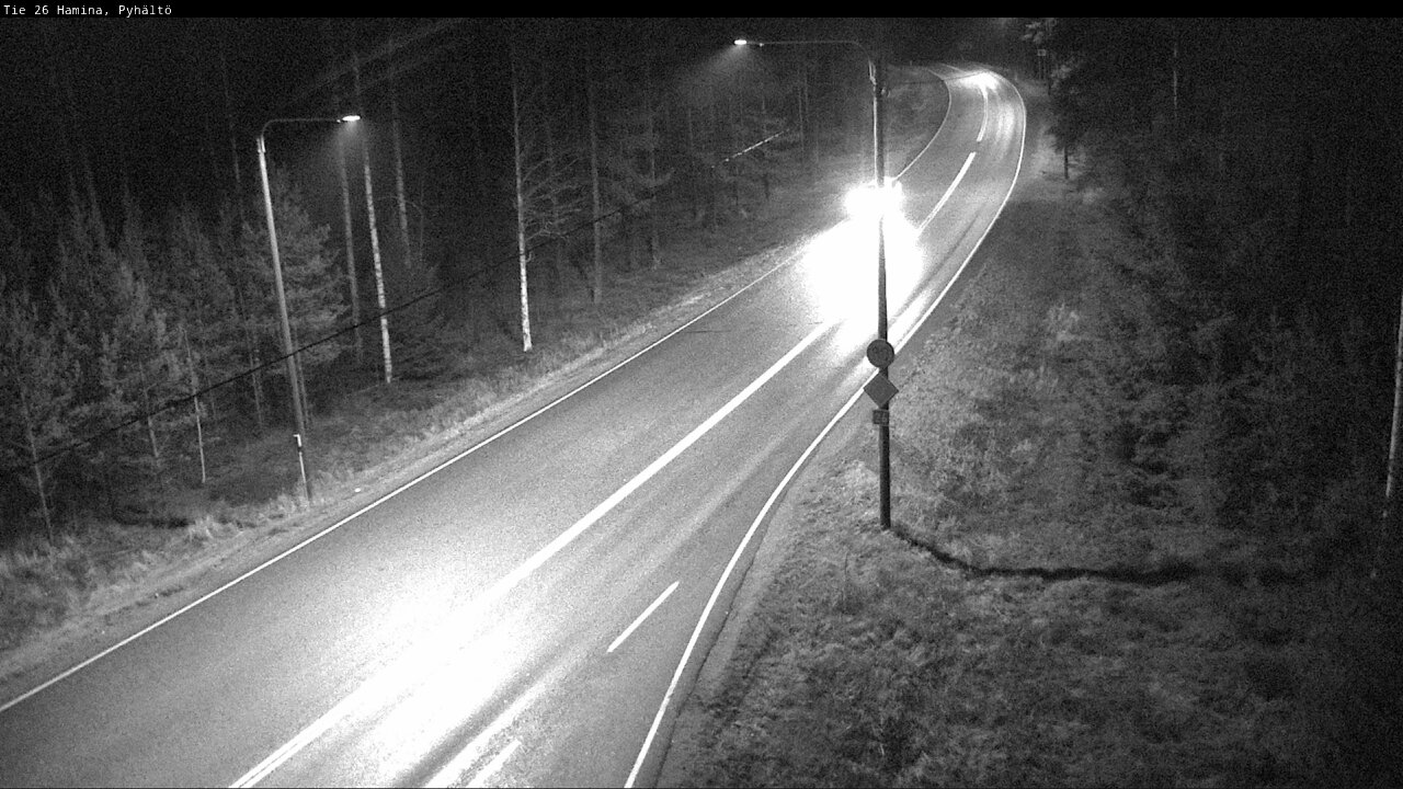 Kelikamerat Kuva Tie 26 Hamina, Pyhältö, Hamina, Kymenlaakso