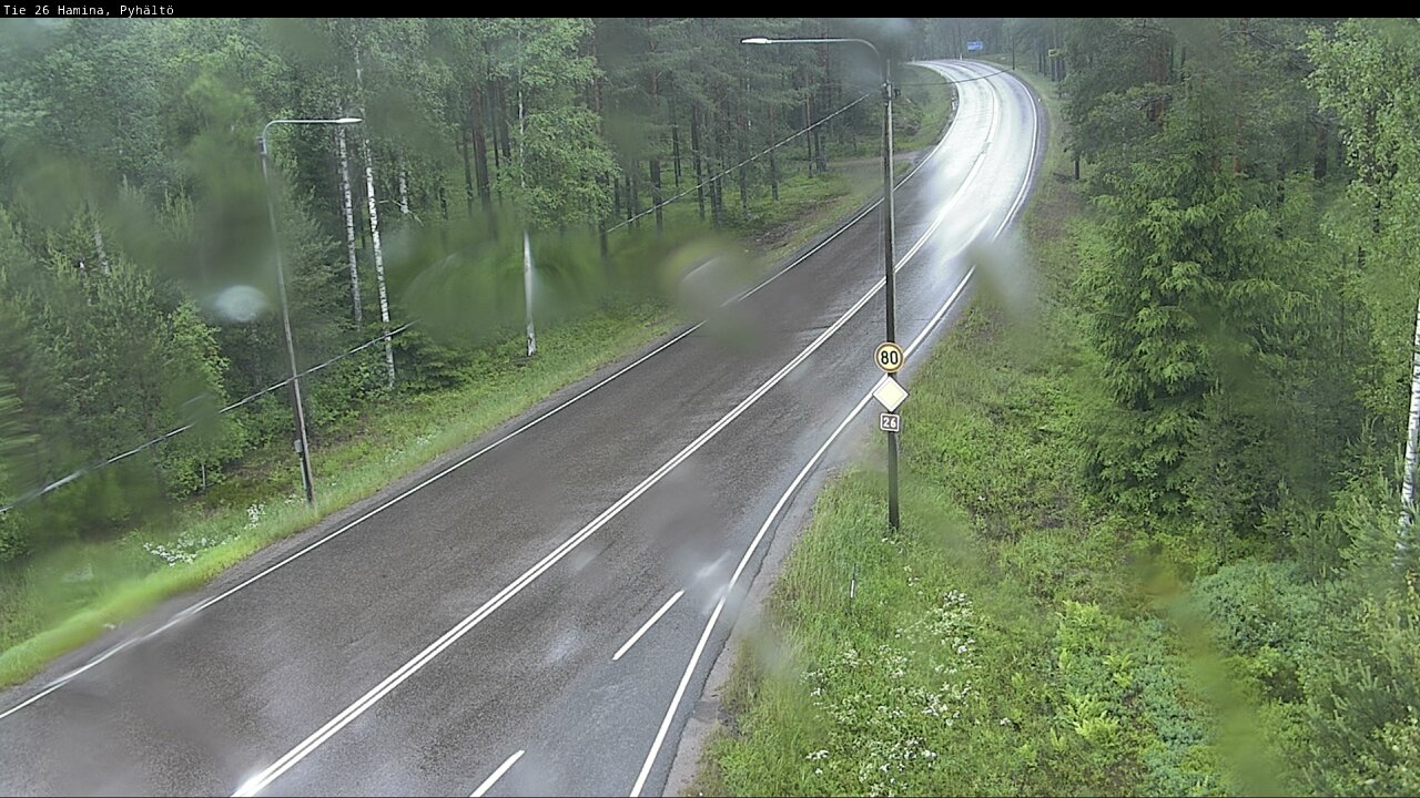 Weather Camera Image Road 26 Hamina, Pyhältö, Hamina, Kymenlaakso