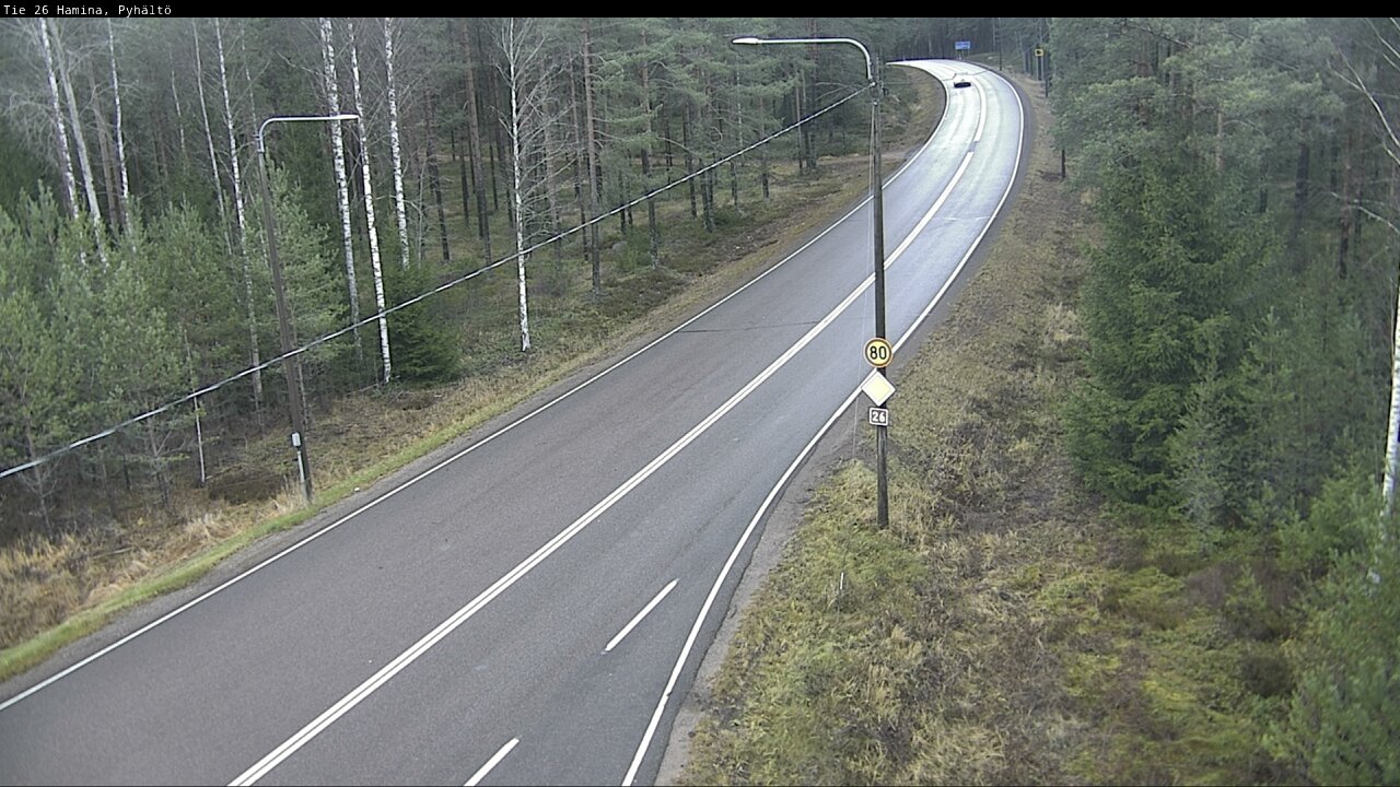 Kelikamerat Kuva Tie 26 Hamina, Pyhältö, Hamina, Kymenlaakso