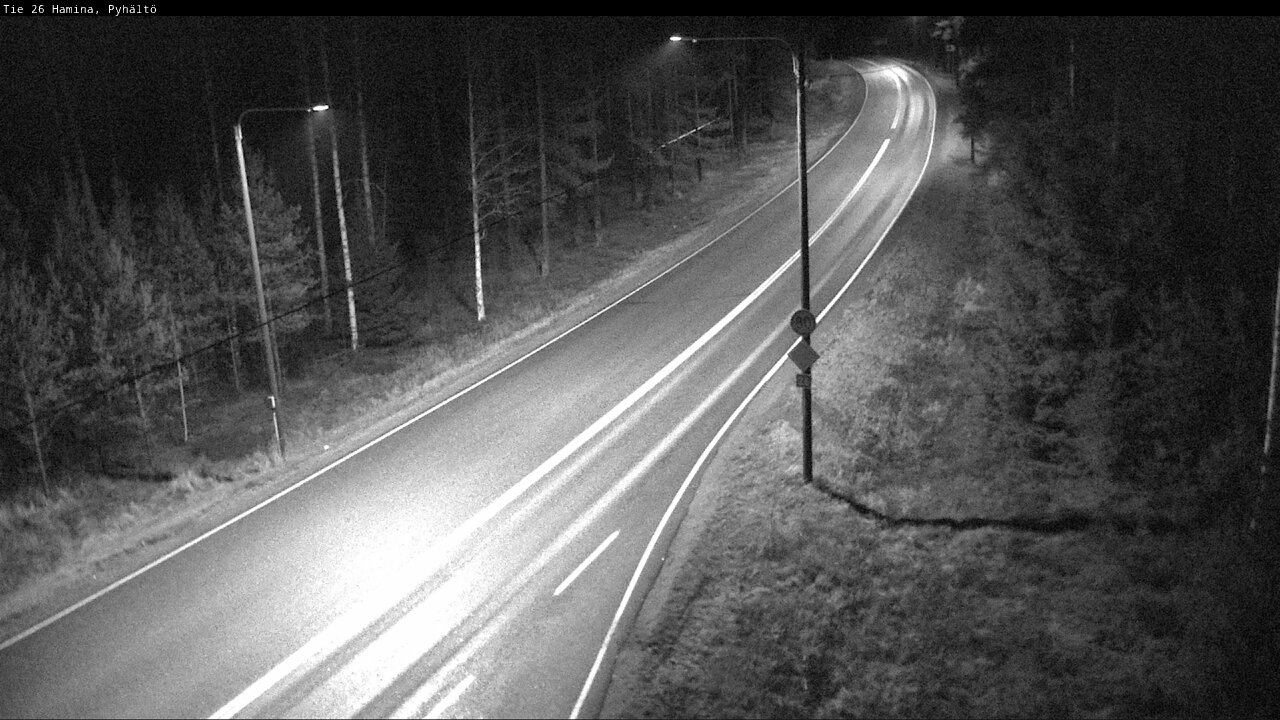 Kelikamerat Kuva Tie 26 Hamina, Pyhältö, Hamina, Kymenlaakso