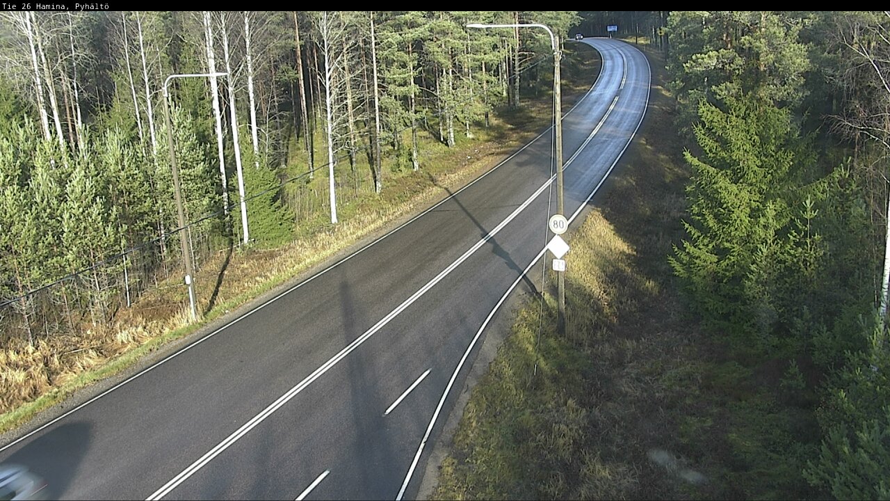 Kelikamerat Kuva Tie 26 Hamina, Pyhältö, Hamina, Kymenlaakso