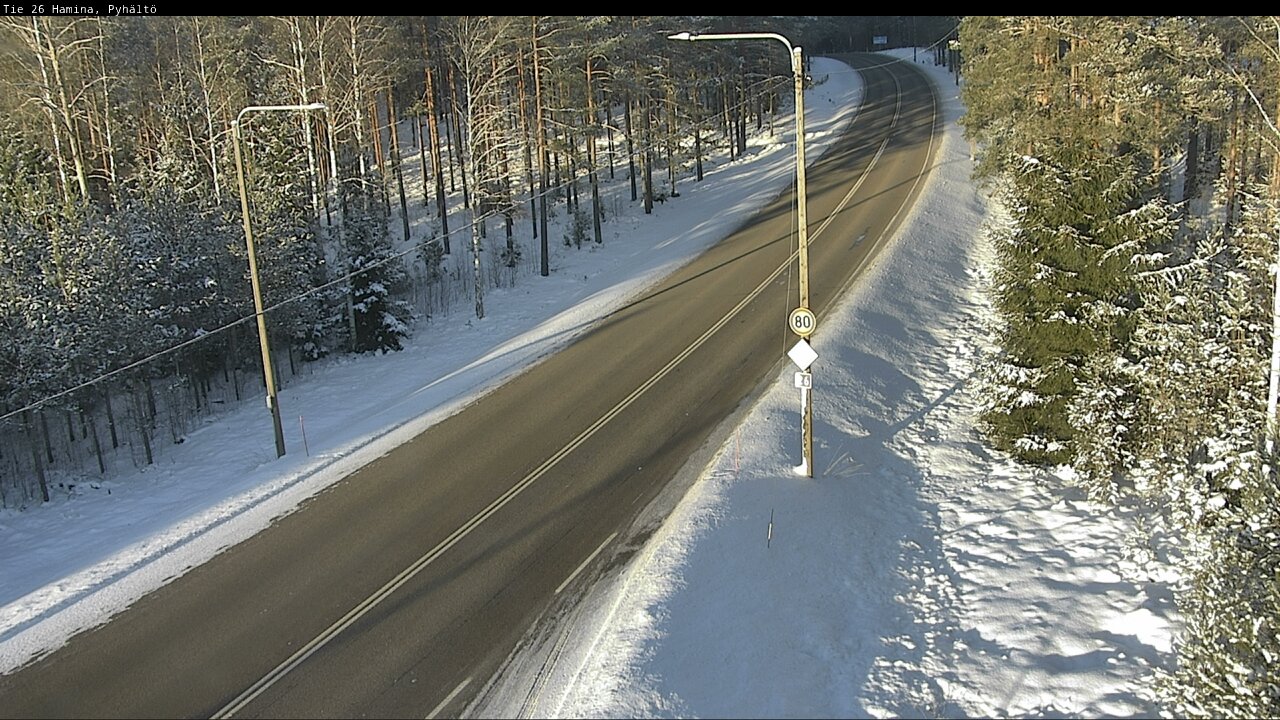 Kelikamerat Kuva Tie 26 Hamina, Pyhältö, Hamina, Kymenlaakso