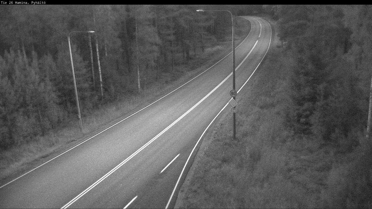 Kelikamerat Kuva Tie 26 Hamina, Pyhältö, Hamina, Kymenlaakso