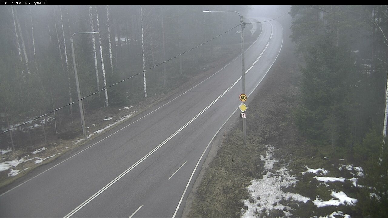 Kelikamerat Kuva Tie 26 Hamina, Pyhältö, Hamina, Kymenlaakso