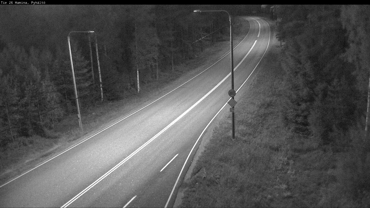Kelikamerat Kuva Tie 26 Hamina, Pyhältö, Hamina, Kymenlaakso