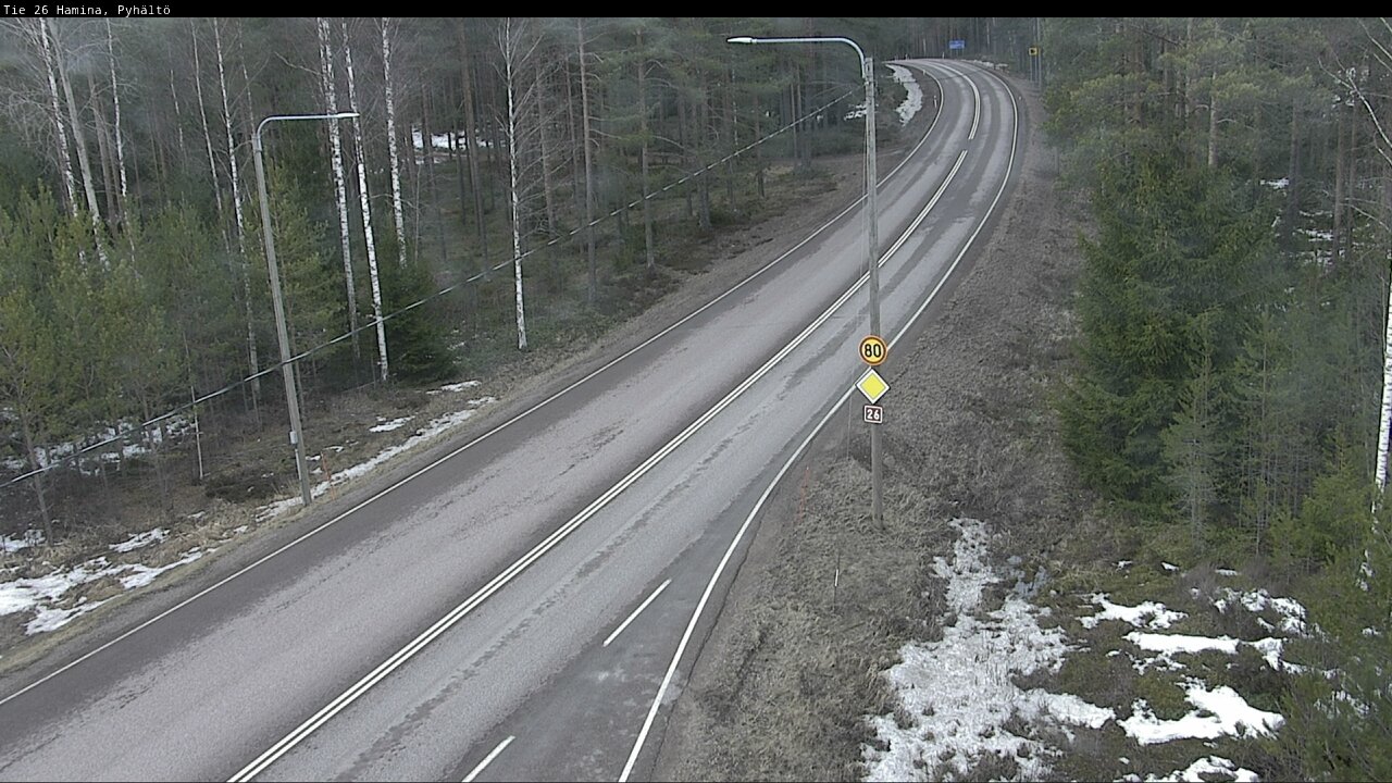 Kelikamerat Kuva Tie 26 Hamina, Pyhältö, Hamina, Kymenlaakso