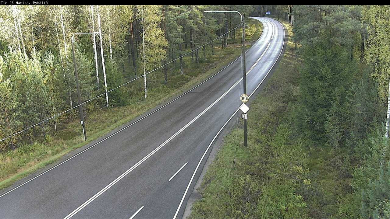 Kelikamerat Kuva Tie 26 Hamina, Pyhältö, Hamina, Kymenlaakso