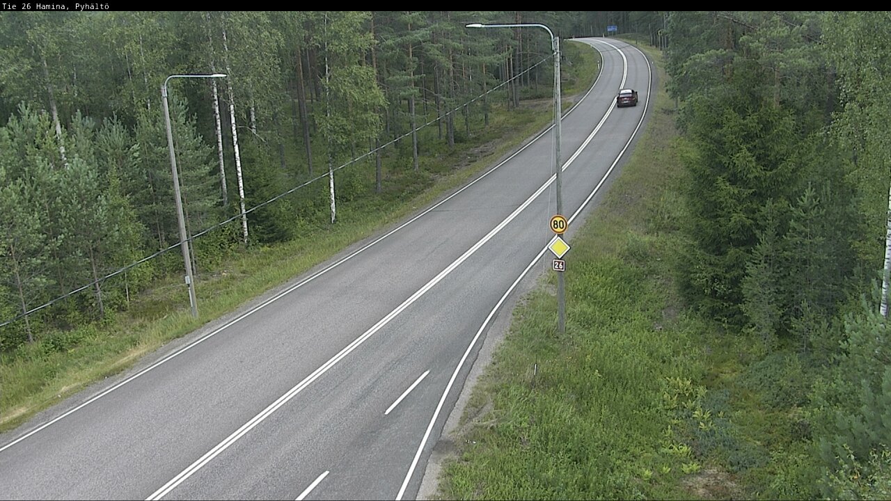 Kelikamerat Kuva Tie 26 Hamina, Pyhältö, Hamina, Kymenlaakso