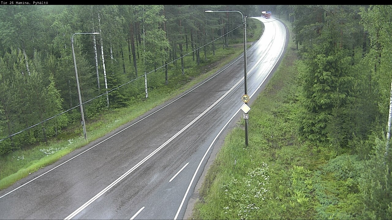 Kelikamerat Kuva Tie 26 Hamina, Pyhältö, Hamina, Kymenlaakso