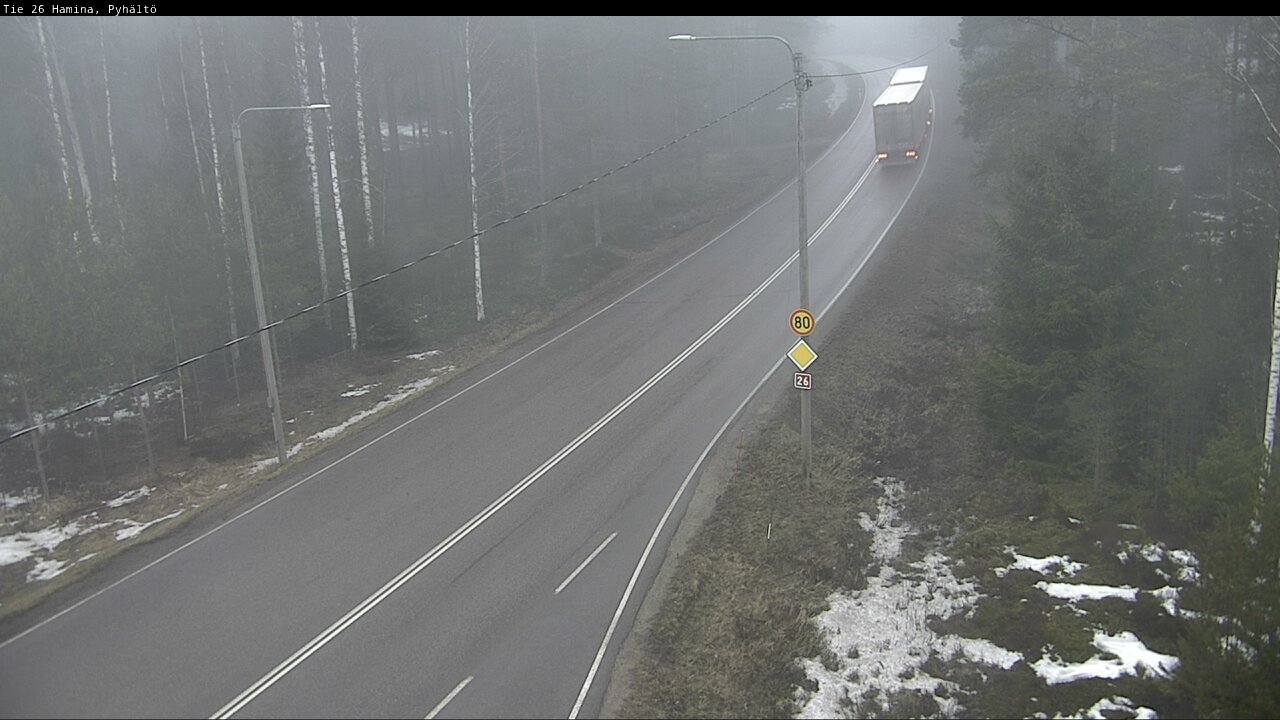 Kelikamerat Kuva Tie 26 Hamina, Pyhältö, Hamina, Kymenlaakso