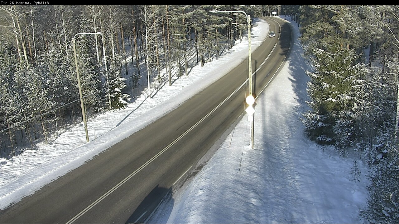 Kelikamerat Kuva Tie 26 Hamina, Pyhältö, Hamina, Kymenlaakso