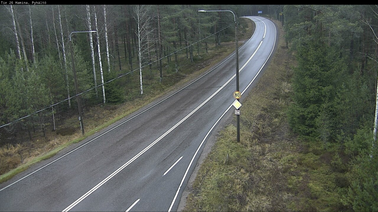 Kelikamerat Kuva Tie 26 Hamina, Pyhältö, Hamina, Kymenlaakso