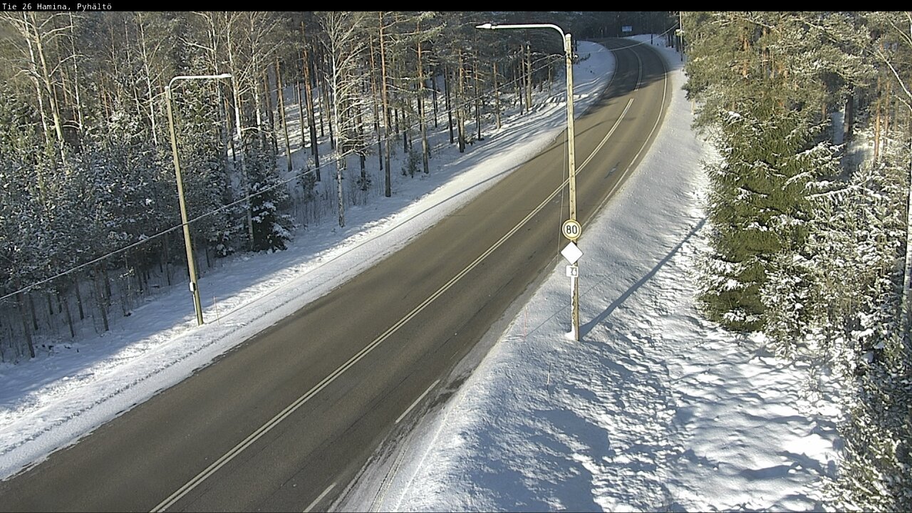 Kelikamerat Kuva Tie 26 Hamina, Pyhältö, Hamina, Kymenlaakso
