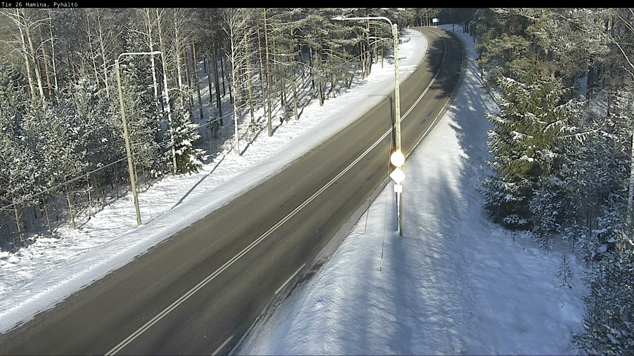 Kelikamerat Kuva Tie 26 Hamina, Pyhältö, Hamina, Kymenlaakso