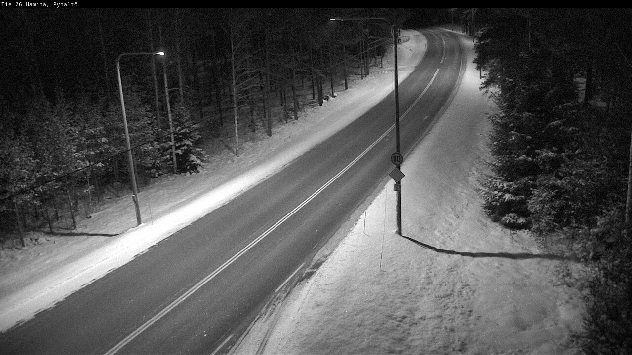 Kelikamerat Kuva Tie 26 Hamina, Pyhältö, Hamina, Kymenlaakso