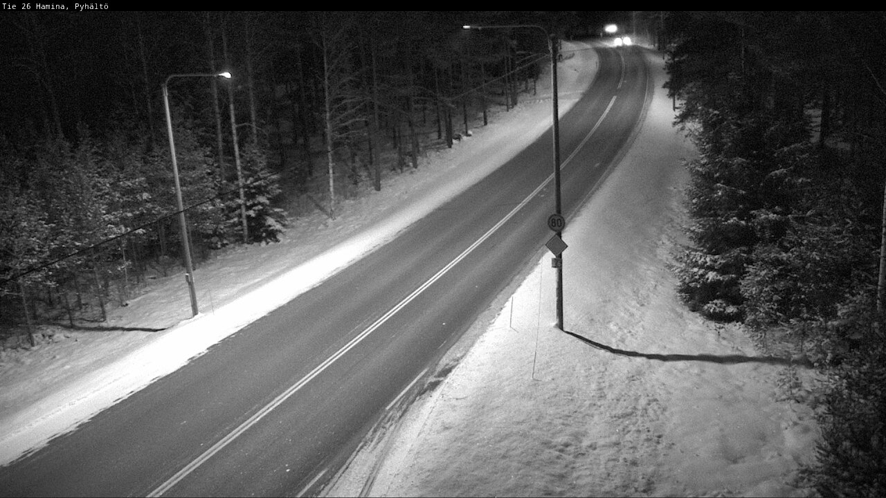 Kelikamerat Kuva Tie 26 Hamina, Pyhältö, Hamina, Kymenlaakso